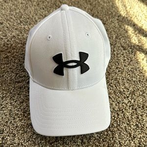 White underarmor hat